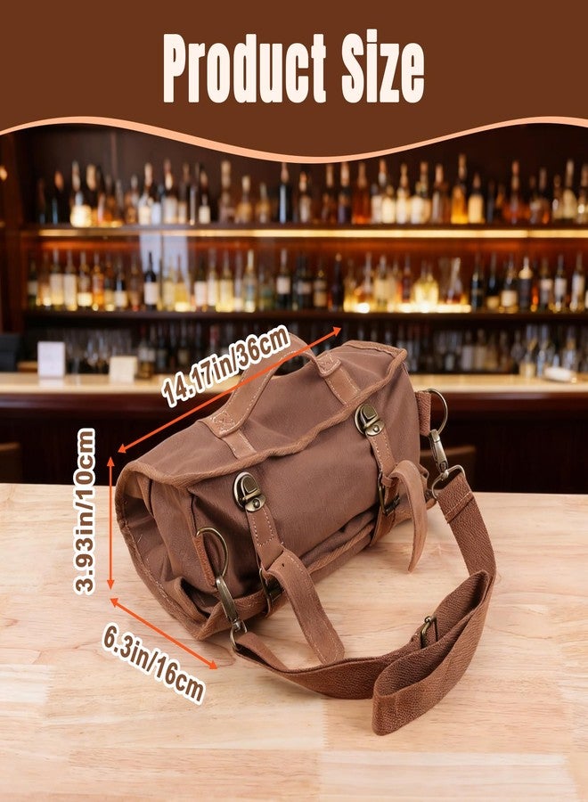 DigNew 31Pcs Travel Bartender Kit-Bartending Kit with Bar Tools Bartender Accessories,Canvas Tool Bag-Professional Stainless Steel Bar Tools Set,Bar Set Cocktail Shaker Set for Home Cocktail Making,Camping - Image 5